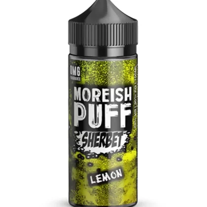 Moreish Puff Sherbet Lemon 120ml E Liquid - 0mg