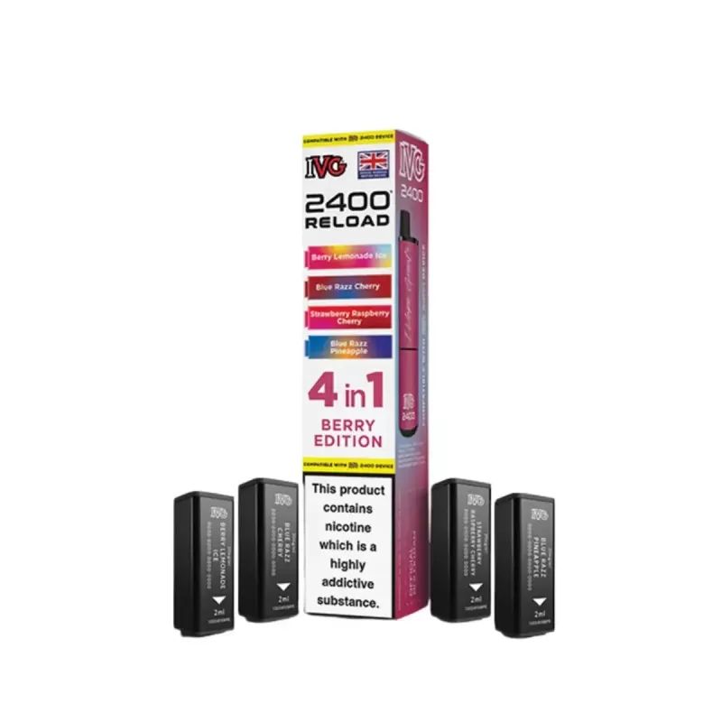 IVG 2400 Reload 4 in 1 Prefilled Pods - Plum Edition - Image 3