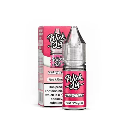 Wick Liq Bar Juice Strawberry 10ml Nic Salts E-Liquid - 5mg