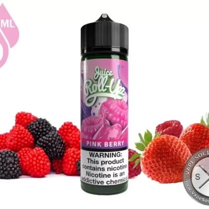 Pink Berry by Juice Roll Upz 60ml - Vape Product, Vape Product (FAE949)