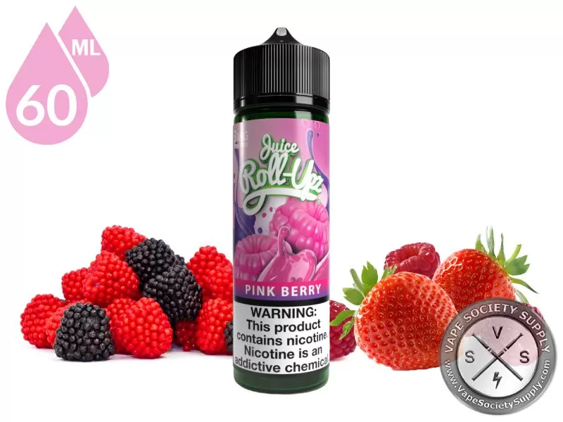 Pink Berry by Juice Roll Upz 60ml - Vape Product, Vape Product (FAE949)