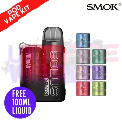 Smok Solus G BOX Pod Vape Kit + Free 100ML Liquid