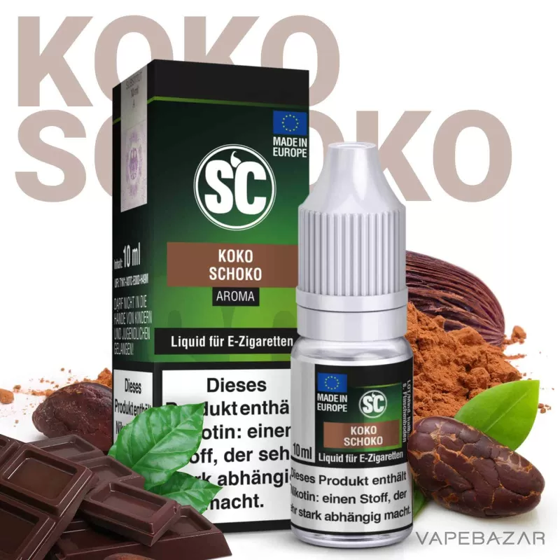 SC Liquid – Koko Schoko - Nikotinfrei, 18mg/ml