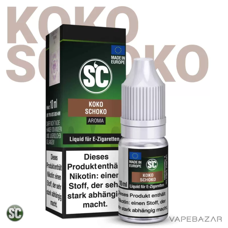 SC Liquid – Koko Schoko - Nikotinfrei, 18mg/ml - Image 2