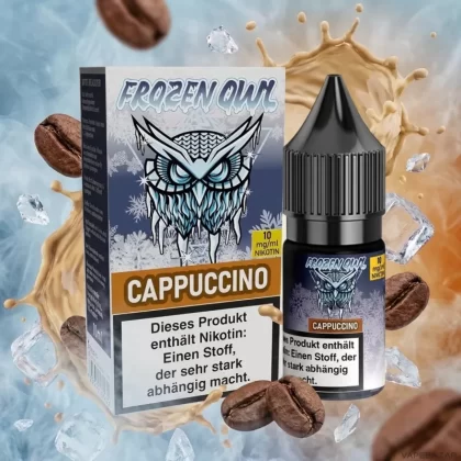 Frozen OWL Nikotinsalz Liquid – Cappuccino - Vapebazar