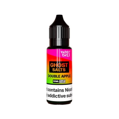 Vapes Bars Ghost Salts Double Apple Nic Salt - 10 Pack