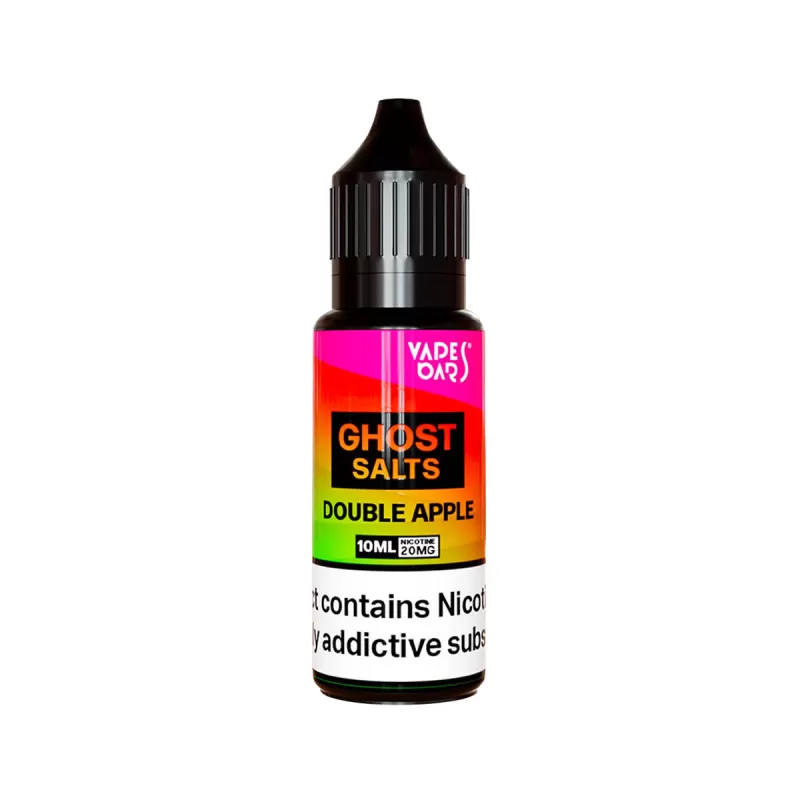 Vapes Bars Ghost Salts Double Apple Nic Salt - 10 Pack