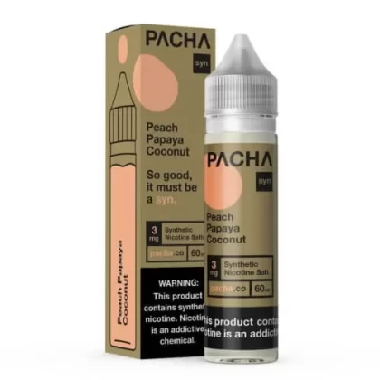 Pachamama – Peach Papaya Coconut Cream – 60mL - Vape Product; Vape Product, Vape Product