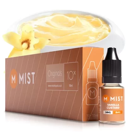 Vanilla Custard E Liquid (10x10ml) - 70PG/30VG (Standard) / NONE 0mg