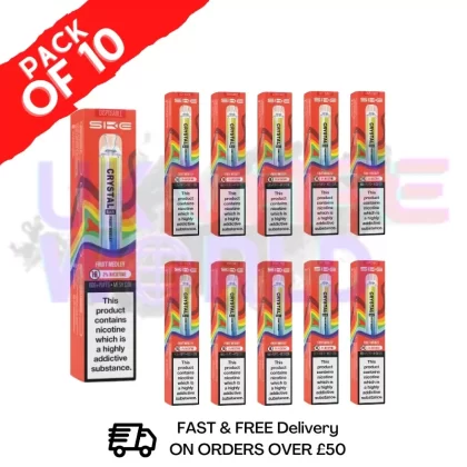 Fruit Medley SKE Crystal 600 PUFF Box Of 10