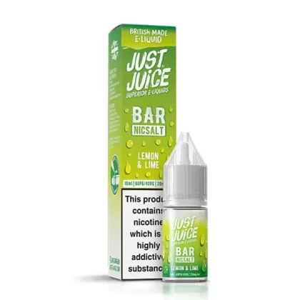 Just Juice Bar Lemon & Lime Nic Salt E-Liquid - Vapestreams Co