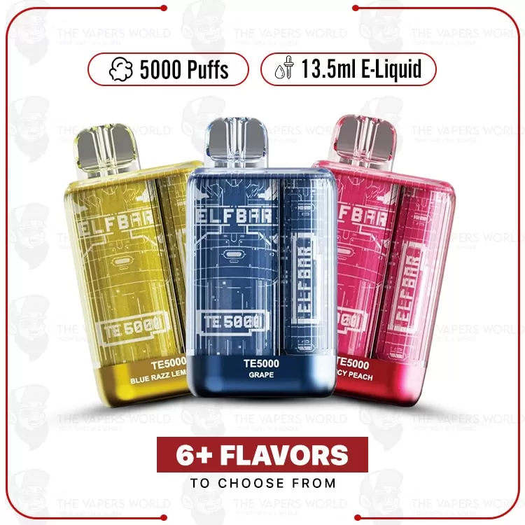 TE5000 Disposable Vape - Thevapersworld