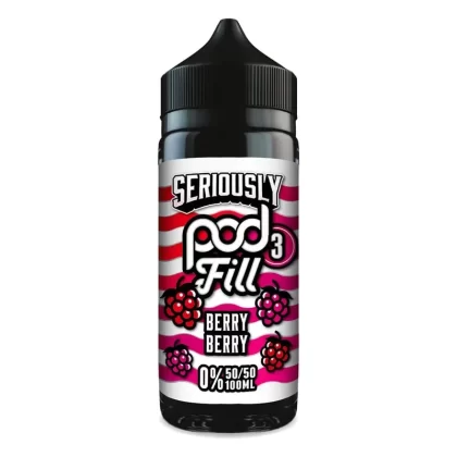 SERIOUSLY POD FILL 3 BERRY BERRY SHORTFILL E-LIQUID BY DOOZY
