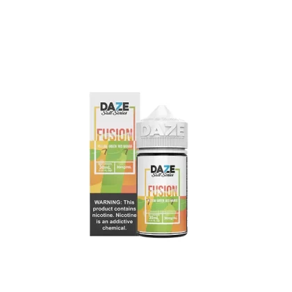 Sale $11.00 – Yellow Green Red Mango by 7Daze Fusion Salt 30mL
