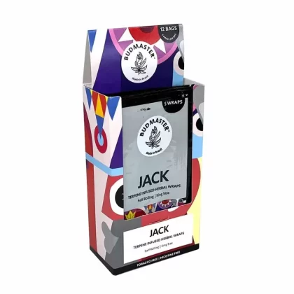 Budmaster Wraps Jack Herer - Product#Jack Herer~Packaging#12 Packs of 5 (60ct)>Single Pack of 5