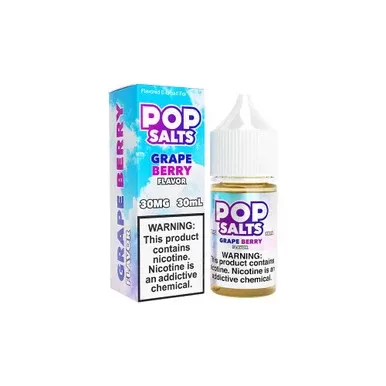 Grape Berry by Pop Salts E-Liquid 30mL Salt Nic - Nicotine Level#30mg>50mg