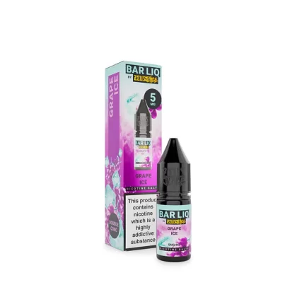 Zeus Juice Bar Liq Grape Ice Nic Salt E-Liquid 10ml - Vapestore Co