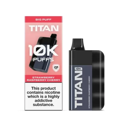 Titan 10K Disposable Vape Kit – Strawberry Raspberry Cherry