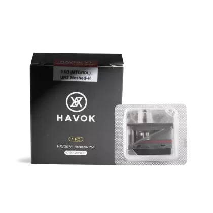 Uwell Havok V1 Replacement Pods - 0.25Ω (DTL) UN2 Meshed-H Coil, 0.6Ω (MTL/RTL) UN2 Meshed-H Coil