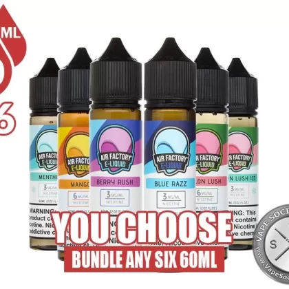 Air Factory Bundle 6x60ml (360ml)