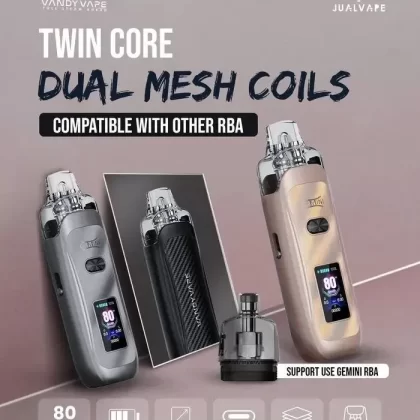 Vandyvape Gemini Pod Kit 80W 2400Mah Battery - Vaporizerjakarta