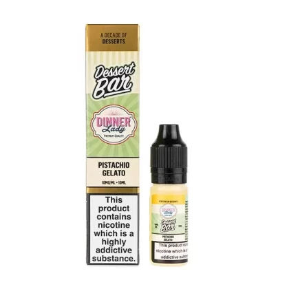 Pistachio Gelato Nic Salt E-Liquid by Dinner Lady Dessert Bar Salts - Vape Product, Vape Product