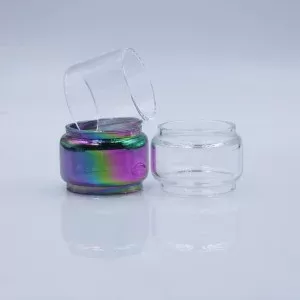 Vaporesso iTank T RTA Tank Replacement Straight Fat Bubble Clear Rainbow Vape Glass Tube