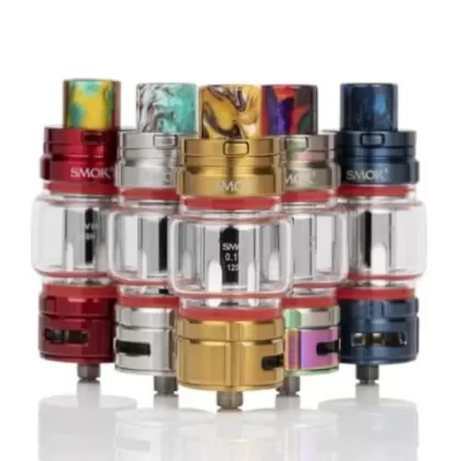 Smok TFV16 Mesh Sub Ohm Tank - Black, Red