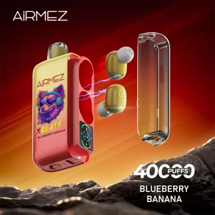 Airmez Xbeats 40000 Puffs – Blueberry Banana - Ozvapeone