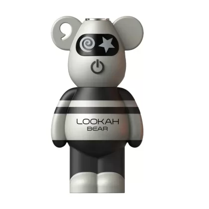 LOOKAH BEAR 510 Thread Vape Battery - Color#Aqua>Blue>Blue Tie-Dye>Cyan>Gray>Green>Orange>Pink>Pink Tie-Dye>Purple>Purple Tie-Dye>Rainbow>Red>Yellow Tie-Dye (EE101D)