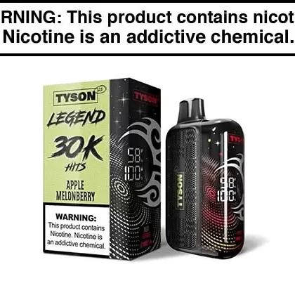 TYSON 2.0 LEGEND 30K DISPOSABLE VAPE – 30,000 PUFFS - Vapejuice