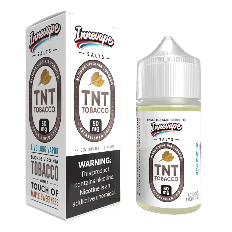 Innevape Salts - TNT Tobacco - 30ML E-Liquid - 24MG