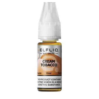 Elfliq Cream Tobacco Nic Salt E-Liquid - 20mg