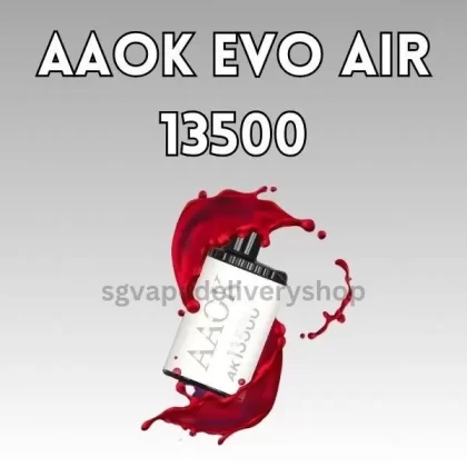Aaok Evo Air 13500 Puffs - Strawberry Vanilla