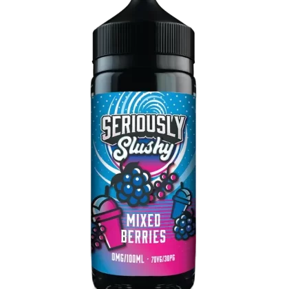 MIXED BERRIES E-LIQUID BY SERIOUSLY SLUSHY / DOOZY VAPE CO 100ML 70VG