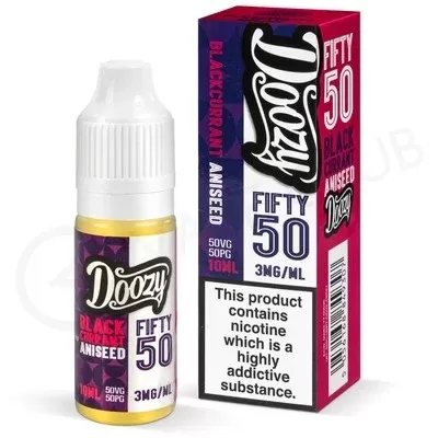 Blackcurrant Aniseed E-Liquid by Doozy Fifty 50 - Ecigpremium