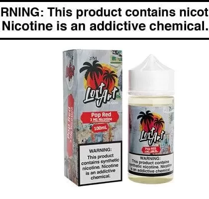 POP RED BY LOST ART 100ML - Vapejuice
