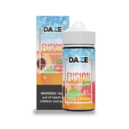 Strawberry Mango Nectarine Iced by 7Daze Fusion 100mL - 3MG