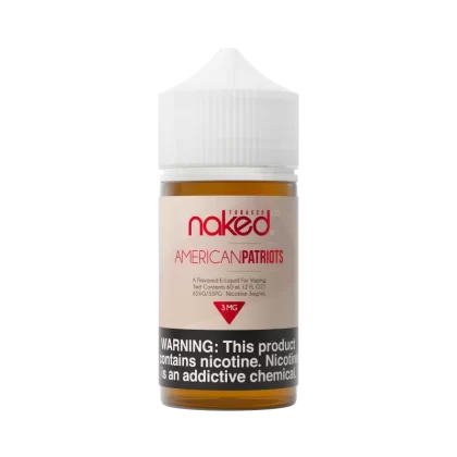 Naked 100 Tobacco - American Patriots - 60ML E-Liquid - 12MG