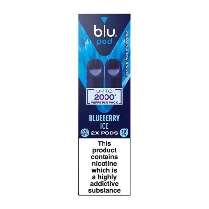 Blu Bar Blueberry Ice Pods (2 Pack) - Strength#20mg