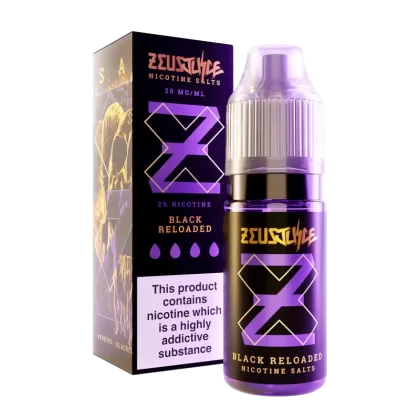 Black Reloaded Nic Salt By Zeus Juice - 5MG
