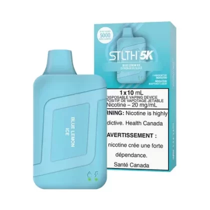 STLTH 5K Disposable Vape – Rechargeable – Blue Lemon Ice – 5000 Puffs - flavour#Blue Lemon Ice