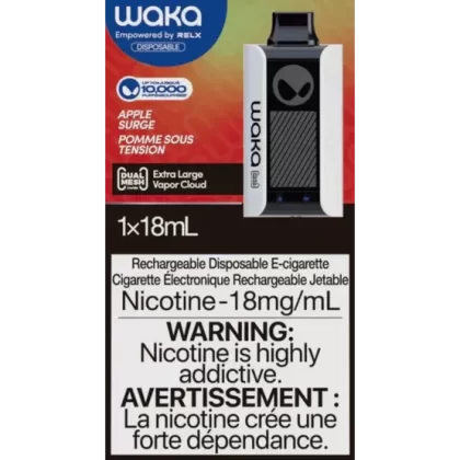 Waka By RELX 10000 Puff Disposable – Apple Surge - Eliquidsupply