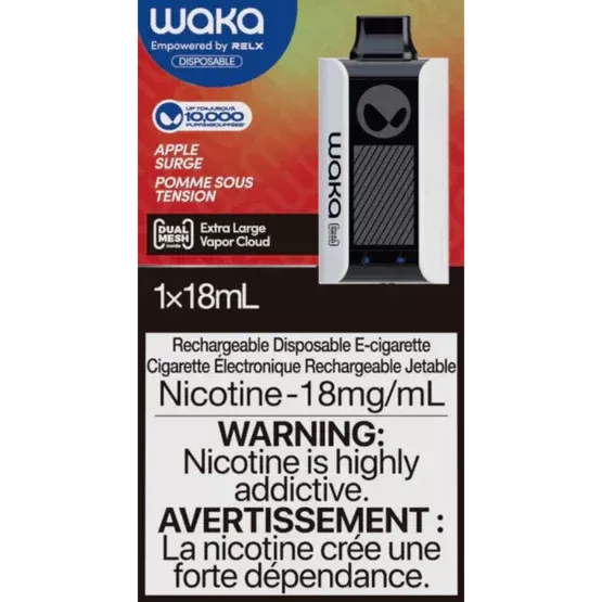 Waka By RELX 10000 Puff Disposable – Apple Surge - Eliquidsupply