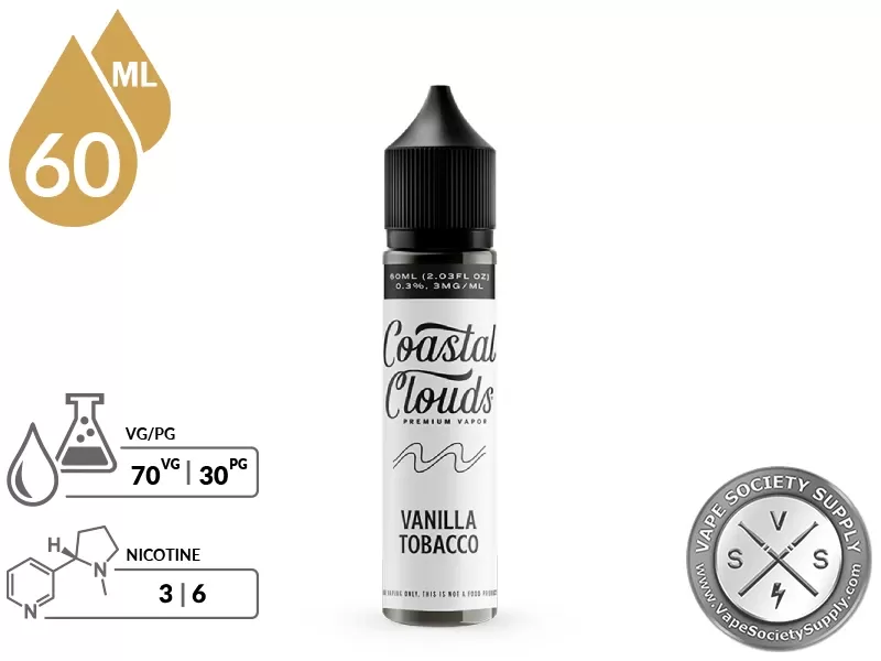 Vanilla Tobacco Coastal Clouds 60ml - Image 2