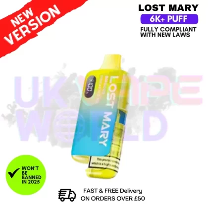 Pineapple ICE Lost Mary 6K Puff Pod Kit – Only £8.99