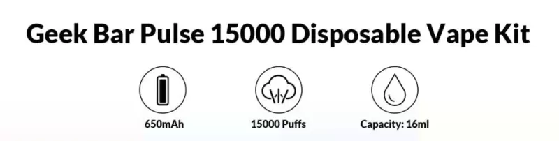Geek Bar Pulse 15K Disposable Device - 15000 Puffs - Pink Lemonade (Planet Edition) - Image 2