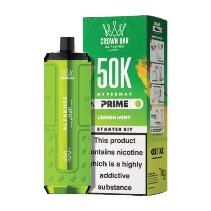 Al Fakher Hypermax Prime 50K Prefilled Pod Kit Lemon Mint - 20mg