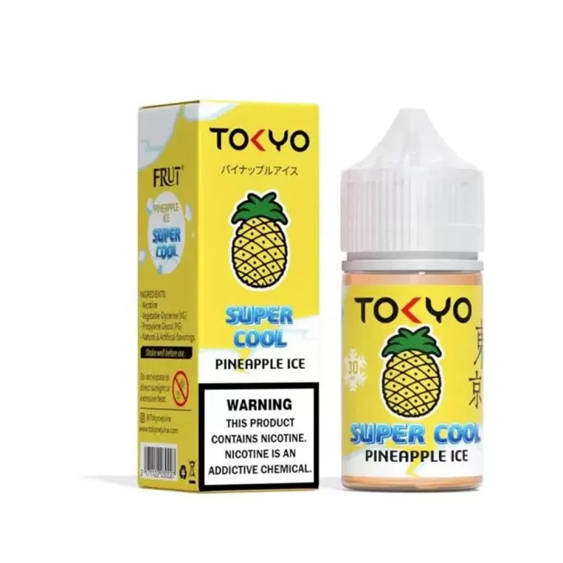 Tokyo Super Cool Pineapple Ice Saltnic 30ml - 35 mg - 30 ml - Image 2