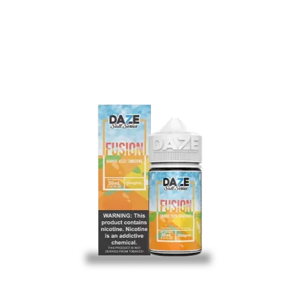 7 Daze Fusion Orange Yuzu Tangerine ICED 30ml Nic Salt Vape Juice - Vape Product, Vape Product